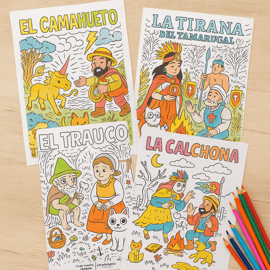 eBook PDF Chile Mágico: Leyendas Para Leer y Colorear