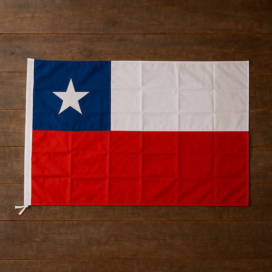 Bandera Chilena 90×140 cm – Sin Ella Arriesgas Multa