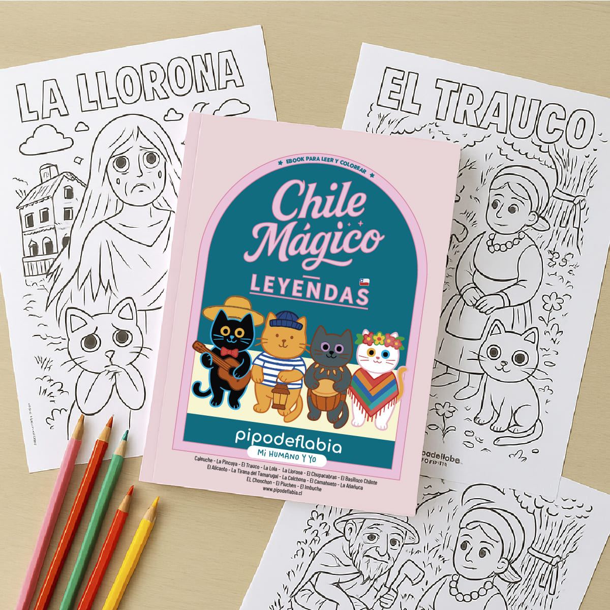 eBook PDF Chile Mágico: Leyendas Para Leer y Colorear