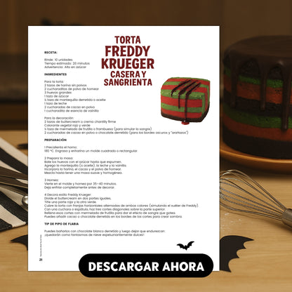 e-Book Premium Halloween: Cocina, Colorea y Disfruta el Terror con Sabor