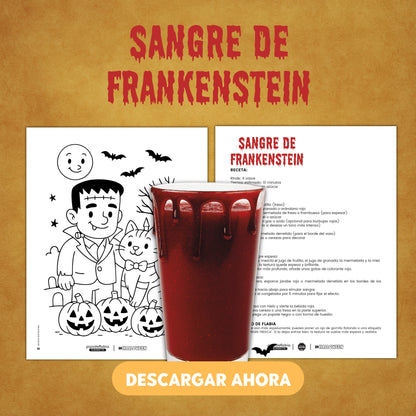 e-Book Premium Halloween: Cocina, Colorea y Disfruta el Terror con Sabor
