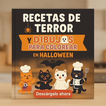 e-Book Premium Halloween: Cocina, Colorea y Disfruta el Terror con Sabor